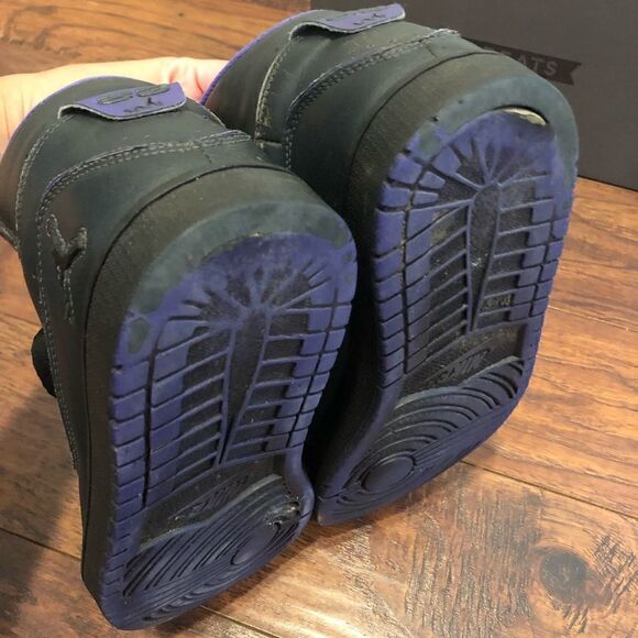 NIKE air JORDAN 1 flight 2 black purple shoes sneakers size 10 men - Picture 5 of 8